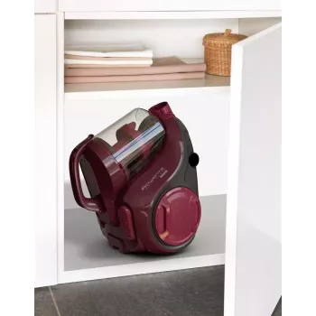 Cilindriskais putekļsūcējs ROWENTA Swift Power RO2933 — 750 W, bez maisiņa, bordo/melns, 4,87 kg