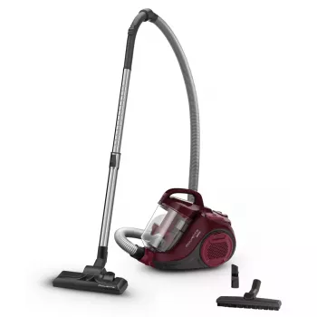 Cilindriskais putekļsūcējs ROWENTA Swift Power RO2933 — 750 W, bez maisiņa, bordo/melns, 4,87 kg