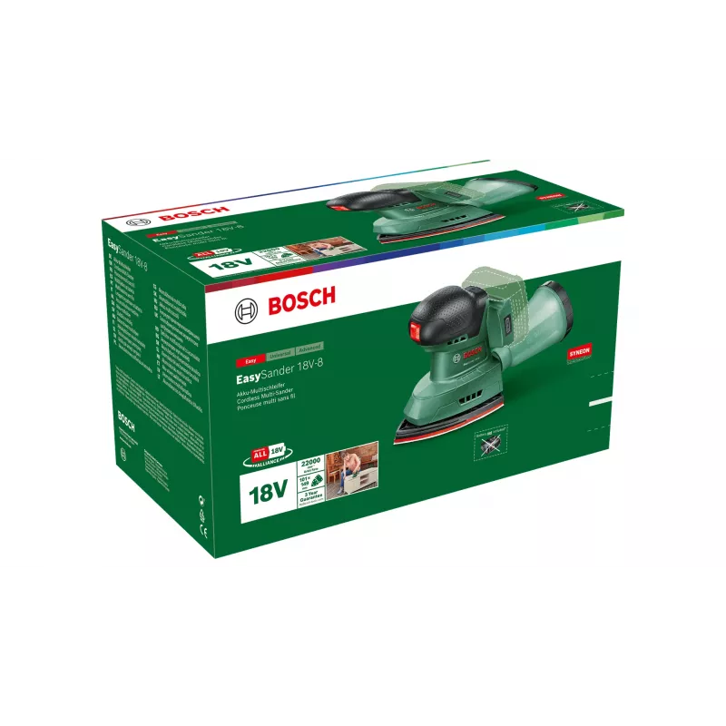 Bosch EasySander 18V-8 bezvada orbitāls slīpmašīna