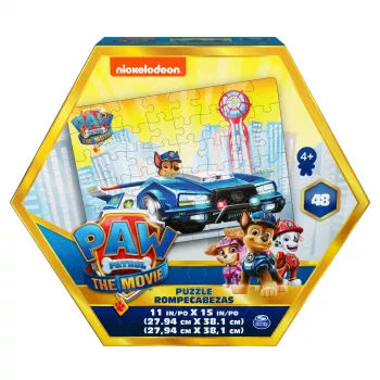 Spēles PAW Patrol: Filma, 48 gabalu puzle bērniem no 4 gadu vecuma, Chase