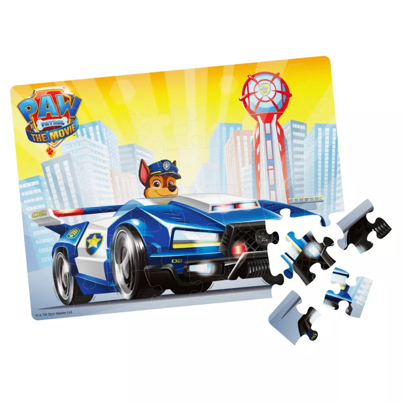 Spēles PAW Patrol: Filma, 48 gabalu puzle bērniem no 4 gadu vecuma, Chase