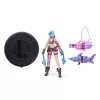 League of Legends, Duālo pilsētu komplekts ar ekskluzīvām Jinx, Heimerdinger, Vi, Caitlyn un Ekko, 4 collu kolekcionējamām figūrām, aksesuāriem, no 12 gadu vecuma