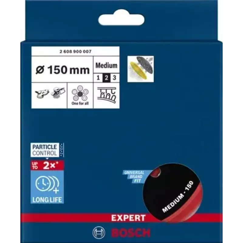 Bosch 2 608 900 007 rotācijas instrumenta slīpēšanas/slīpēšanas piederums Slīpēšanas diska atbalsta paliktnis