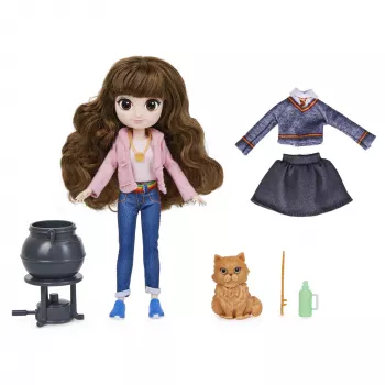 Wizarding World Harry Potter, 8 collu izcilā Hermiones Grendžeras lelle ar 5 aksesuāriem un 2 tērpiem, dāvanu komplekts, rotaļlietas bērniem no 6 gadu vecuma