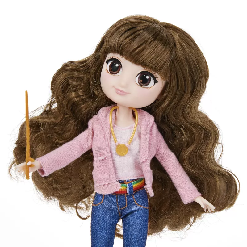 Wizarding World Harry Potter, 8 collu izcilā Hermiones Grendžeras lelle ar 5 aksesuāriem un 2 tērpiem, dāvanu komplekts, rotaļlietas bērniem no 6 gadu vecuma