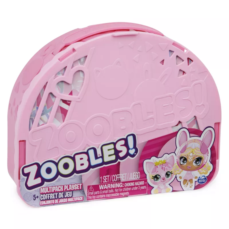 Zoobles, Deju studijas vairāku rotaļlietu komplekts un glabāšanas futrālis ar 3 ekskluzīvām transformējošām kolekcionējamām figūriņām, rotaļlietas meitenēm no 5 gadu vecuma