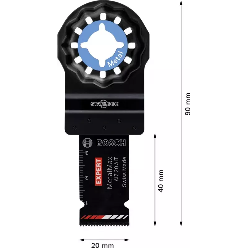 Bosch 2 608 900 012 daudzfunkciju instrumenta piederums Iegremdējamais griezējasmens