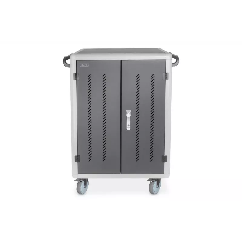 DIGITUS uzlādes ratiņi 15.6in USB-C 30 uzlādes bāzes PDU ventilators 1260 x 824 x 650mm