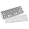Kompakta 60% vadu tastatūra Sharkoon SKILLER SGK50 S4 — QWERTY vācu izkārtojums, RGB fona apgaismojums, USB, 1,5 m kabelis, balta