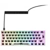 Kompakta 60% vadu tastatūra Sharkoon SKILLER SGK50 S4 — QWERTY vācu izkārtojums, RGB fona apgaismojums, USB, 1,5 m kabelis, balta