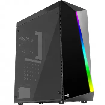Aerocool Shard Midi Tornis Melns
