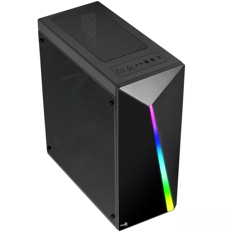 Aerocool Shard Midi Tornis Melns