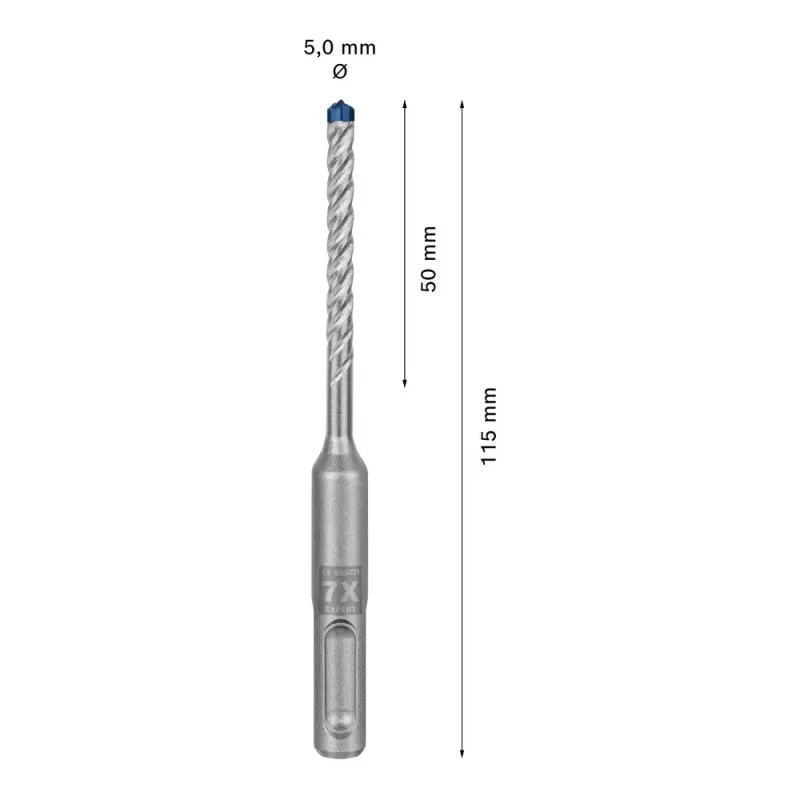 Urbja uzgalis Bosch SDS plus-7X 5mm 115mm