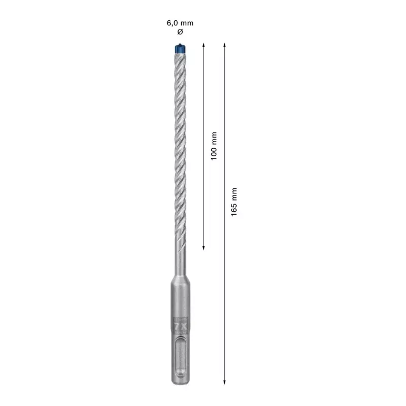 Urbis Bosch SDS plus-7X 6 mm 165 mm