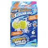 Ūdens baloni HASBRO Nerf Super Soaker Hydro Balls — iebūvēta ūdens tvertne, 6 gab., plastmasa, zila/dzeltena, vecumam 6+