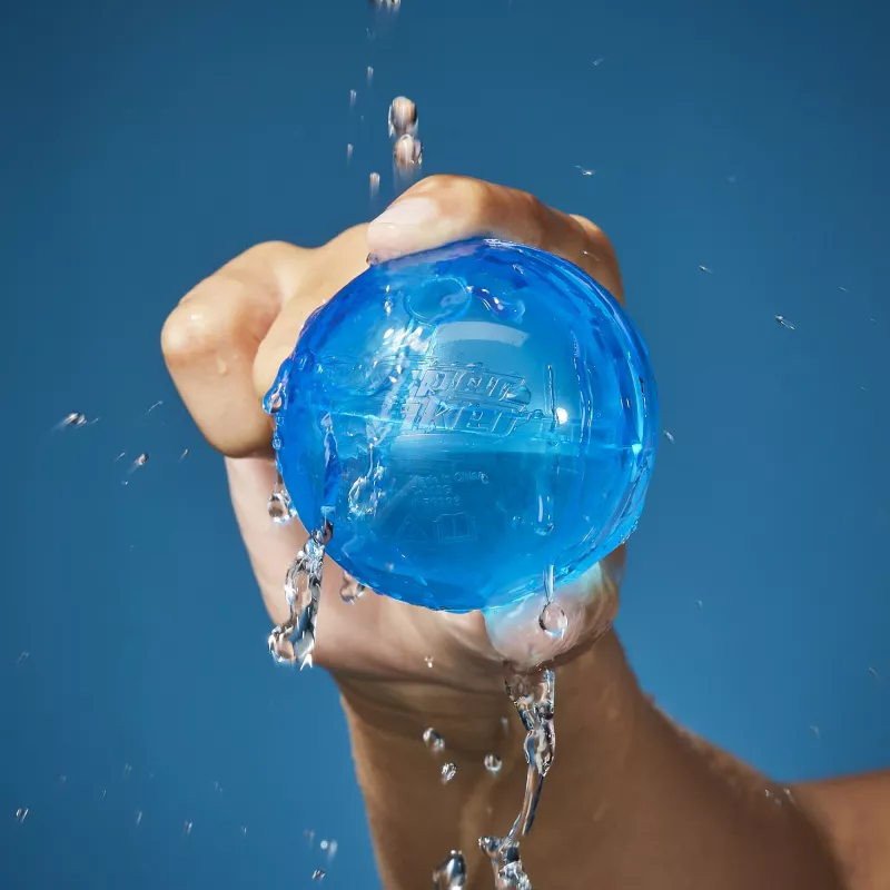Ūdens baloni HASBRO Nerf Super Soaker Hydro Balls — iebūvēta ūdens tvertne, 6 gab., plastmasa, zila/dzeltena, vecumam 6+