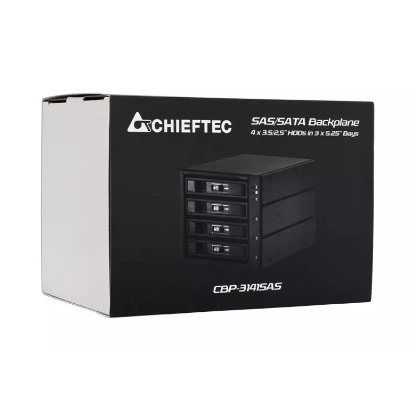 Chieftec CBP-3141SAS disku nodalījuma panelis melns
