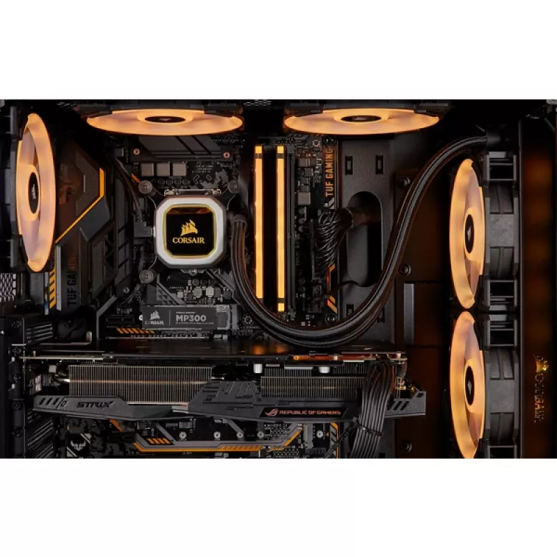CORSAIR atmiņa 16GB DDR4 3200MHz 2x8GB C16 - melna (atvērts iepakojums)