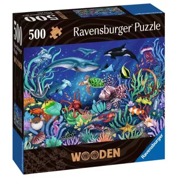Puzle Ravensburger 17515 500 gab. Dzīvnieki zem ūdens