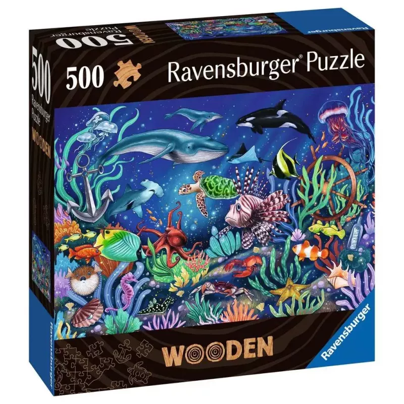 Puzle Ravensburger 17515 500 gab. Dzīvnieki zem ūdens