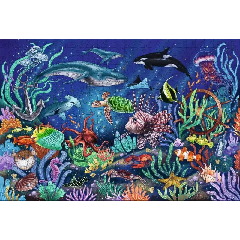 Puzle Ravensburger 17515 500 gab. Dzīvnieki zem ūdens