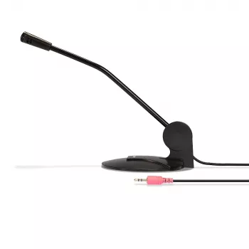 Lindy 3,5 mm audio galda mikrofons, konferences mikrofons, 54 dB, 30 - 10000 Hz, 0,5%, 2200 Ω, vienvirziena