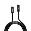 Lindy 5m Active USB 3.2 Gen 2 C/C kabelis, 5 m, USB C, USB C, USB 3.2 Gen 2 (3.1 Gen 2), 10 Gbit/s, melna