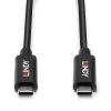 Lindy 5m Active USB 3.2 Gen 2 C/C kabelis, 5 m, USB C, USB C, USB 3.2 Gen 2 (3.1 Gen 2), 10 Gbit/s, melna