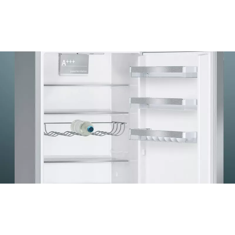 Siemens iQ500 KG39EAICA ledusskapis ar saldētavu Brīvstāvošs 343 L Sudraba