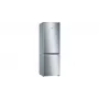Bosch Serie 2 KGN33NLEB ledusskapis ar saldētavu Brīvstāvošs 282 L Nerūsējošais tērauds