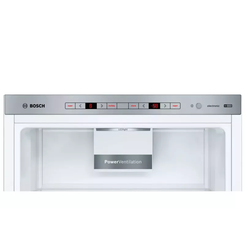 Bosch Serie 6 KGE36AICA ledusskapis-ar-saldētavu brīvstāvošs 308 L Nerūsējošais tērauds
