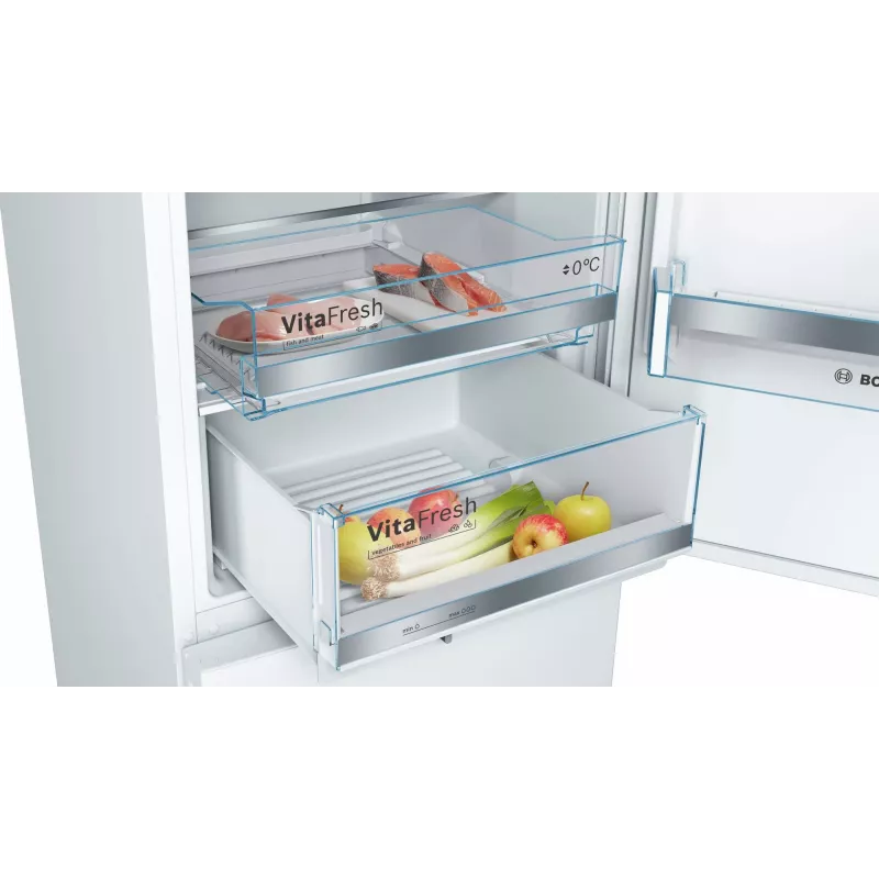 Bosch Serie 6 KGE36AWCA ledusskapis-saldētava Brīvi stāvošs 308 L Balts