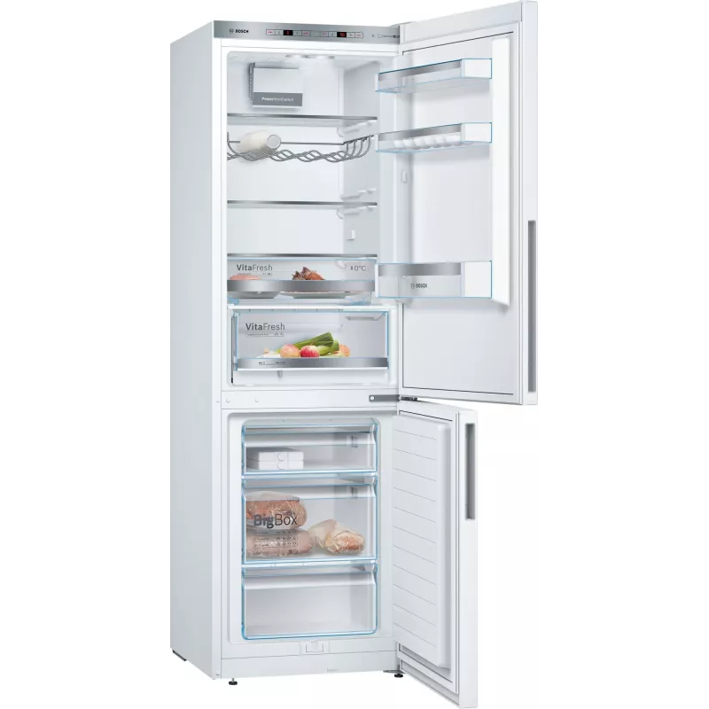 Bosch Serie 6 KGE36AWCA ledusskapis-saldētava Brīvi stāvošs 308 L Balts