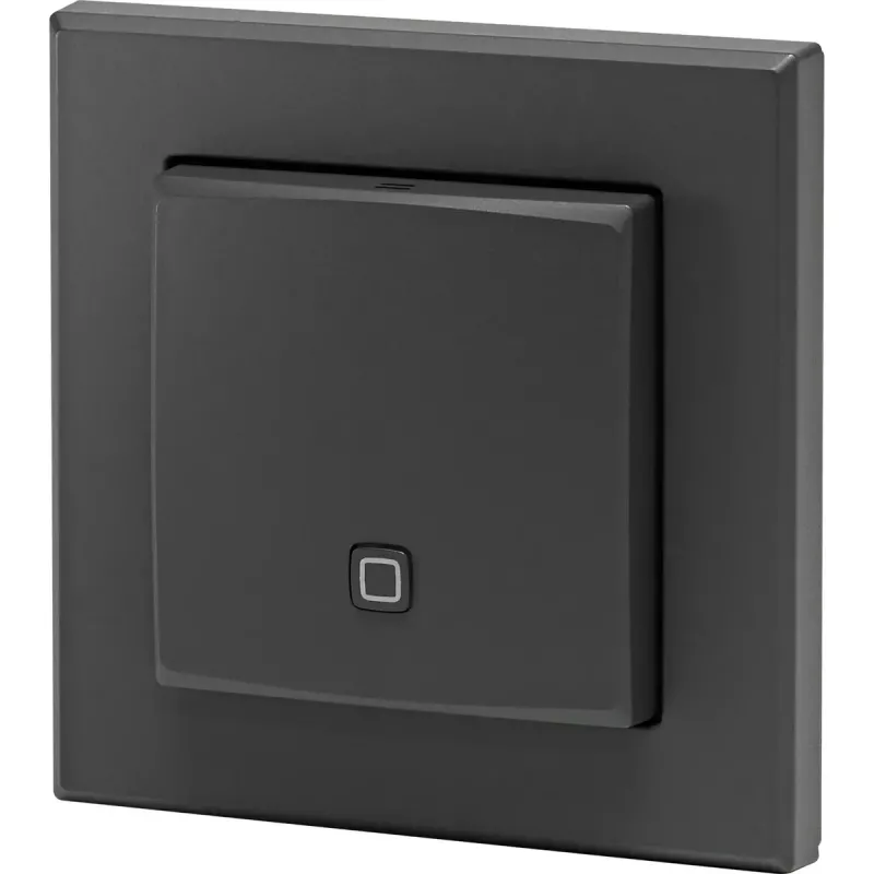 Iekštelpu temperatūras un mitruma sensors HomeMatic HmIP‑STH‑A antracīta krāsā, bezvadu viedās mājas sensors