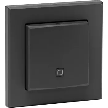 Iekštelpu temperatūras un mitruma sensors HomeMatic HmIP‑STH‑A antracīta krāsā, bezvadu viedās mājas sensors