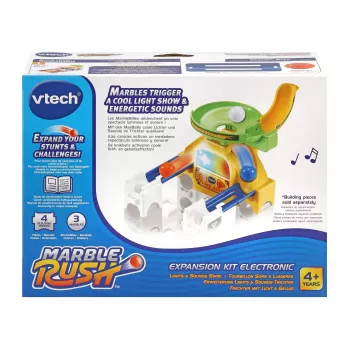 VTech Marble Rush - Expansion Kit Electronic - Trechter, 4 gadi, Skaņas efekti, AA, Plastmasa, Daudzkrāsaina