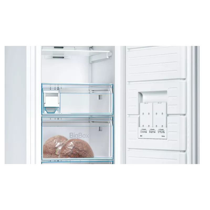 Bosch 6. sērija GSN51DWDP saldētāja Stāvsaldētava Brīvi stāvoša 290 L Balta