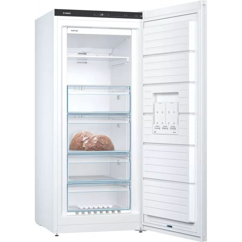 Bosch 6. sērija GSN51DWDP saldētāja Stāvsaldētava Brīvi stāvoša 290 L Balta