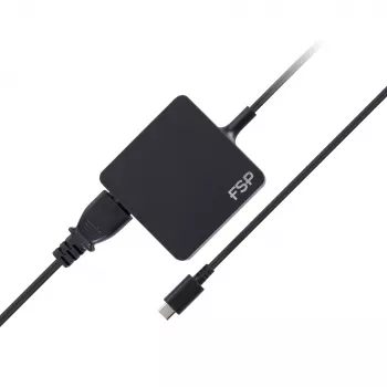 FSP NB C 65 Adapter PD, Output: 5V, 9V, 12V, 15V, 20V, Universal, Indoor, 100 - 240 V, 50/60 Hz, 65 W, 5 - 20 V