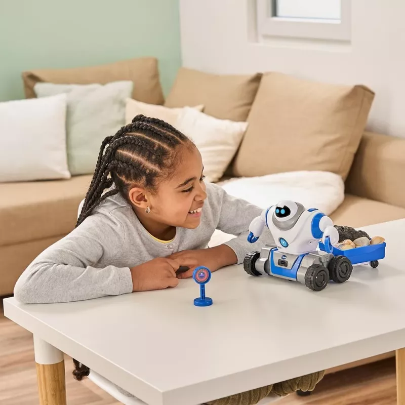 VTech V-Bot, zēns/meitene, 5 gadi, skaņa VTech V-Bot. Baterijas tips: AA. Produkta krāsa: Melna, zila, balta