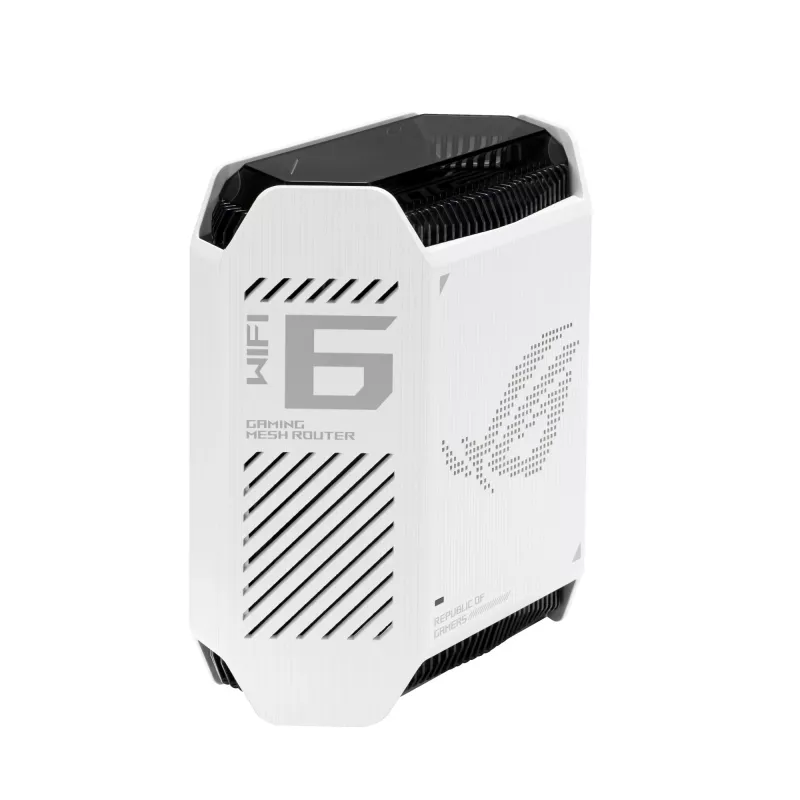 ASUS ROG Rapture GT6 Trīsjoslu (2.4 GHz / 5 GHz / 5 GHz) Wi-Fi 6 (802.11ax) Balts 4 Iekšējā