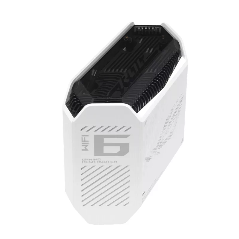 ASUS ROG Rapture GT6 Trīsjoslu (2.4 GHz / 5 GHz / 5 GHz) Wi-Fi 6 (802.11ax) Balts 4 Iekšējā