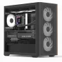 Mini Tower PC Aerocool D301A Melns Wood ATX Barošanas bloks
