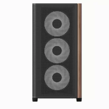 Mini Tower PC Aerocool D301A Melns Wood ATX Barošanas bloks
