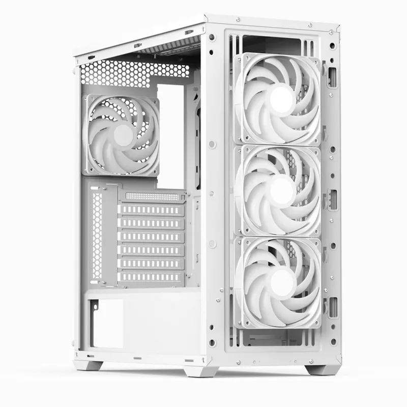 Aerocool D502A Midi Tornis Balts