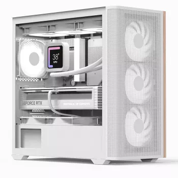 Aerocool D301A Mini Tornis Balts, Koks