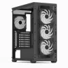 Aerocool D502A Midi Tower melns