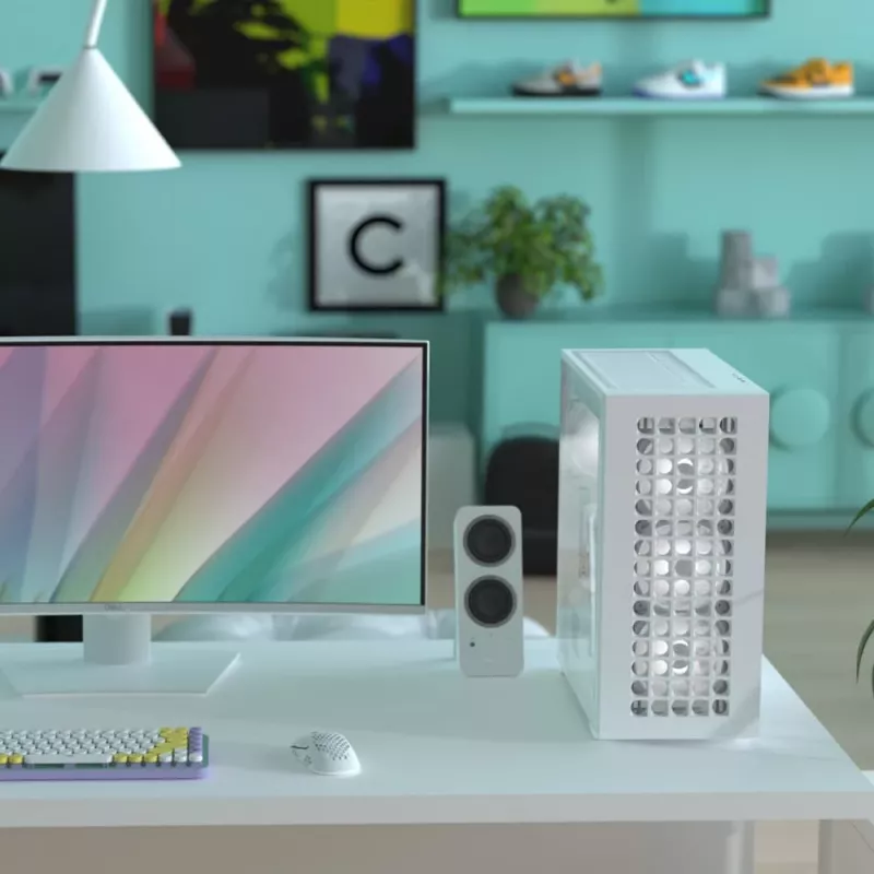 Aerocool D502A Midi Tower melns