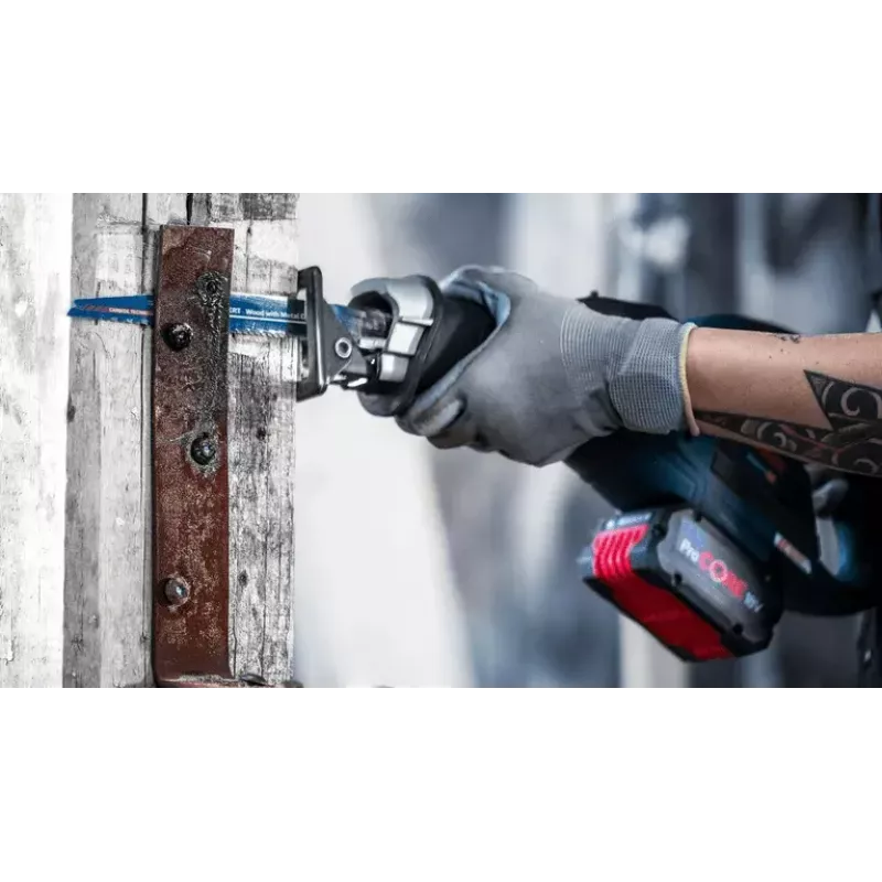 Bosch 2 608 900 396 finierzāģa/lentzāģa/atgriezeniskā zāģa asmens Sabre zāģa asmens Karbīds 1 gab.