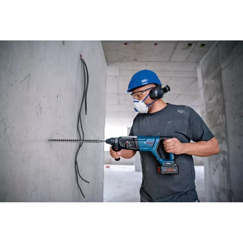Rotary Hammer Bosch GBH 18V-28 D Professional — bezvada 18 V, SDS-plus, modelis 0611919003